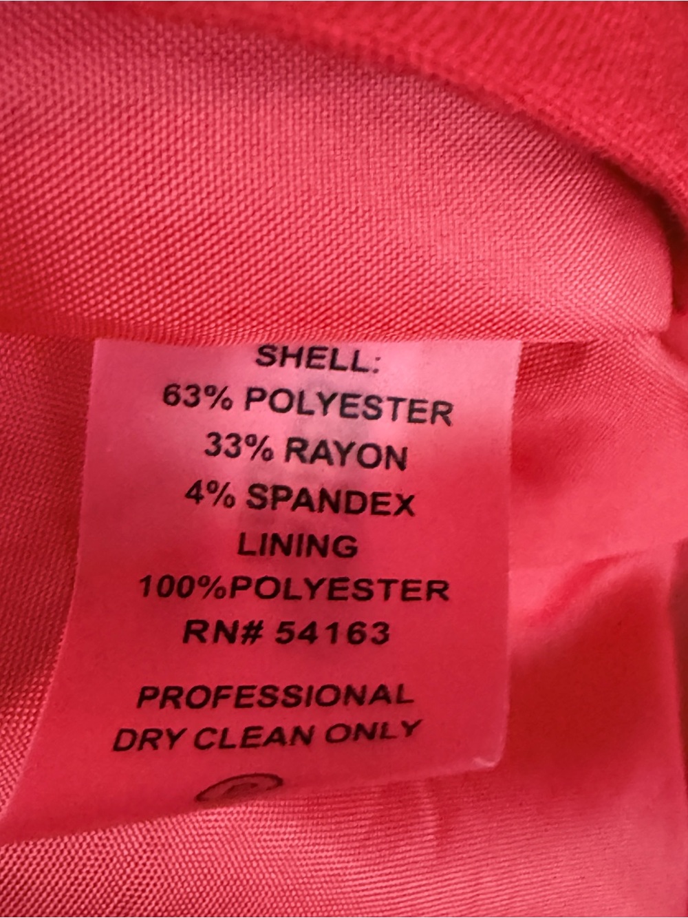 Calvin Klein Red Ruffle Sheath Dress Women’s Size 2 - Picture 6 of 6